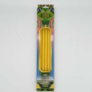 CharCharms Wicked 'Yellow Brick Road' Reusable Straws for 40oz Tumbler 4-Pack